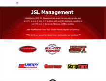 Tablet Screenshot of jslmgmt.com